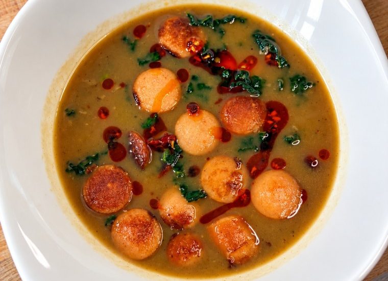 Caldo Verde – peruna-lehtikaalikeitto chorizolla