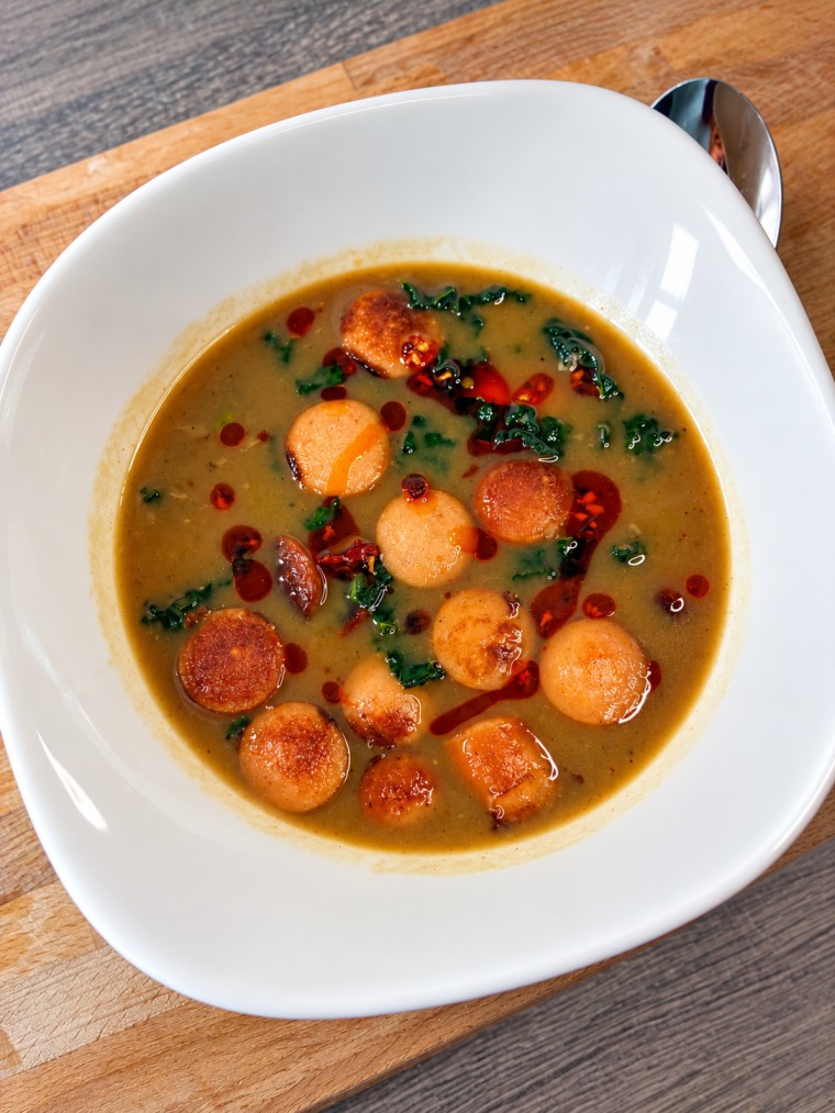 Caldo Verde – peruna-lehtikaalikeitto chorizolla
